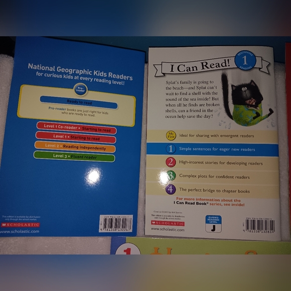Scholastic Pre-Reader and Reading Level 1 Book Lot of 4 NWOT - Picture 2 of 7